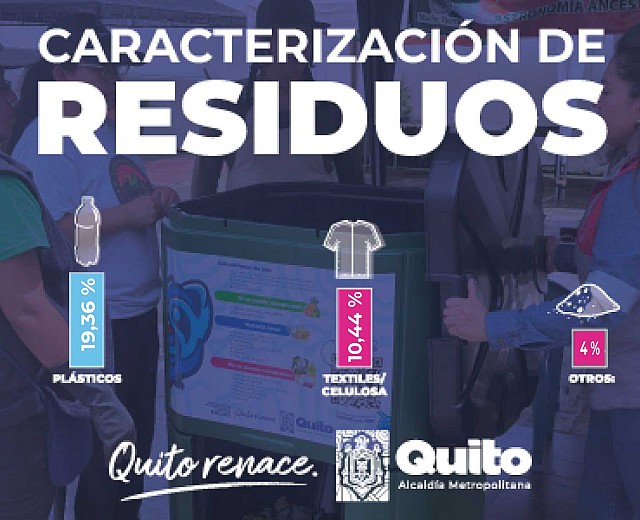 Caracterización de residuos sólidos del distrito metropolitano de Quito 2025