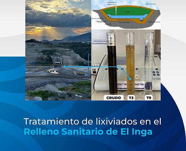 Tratamiento de lixiviados en el Relleno Sanitario de El Inga