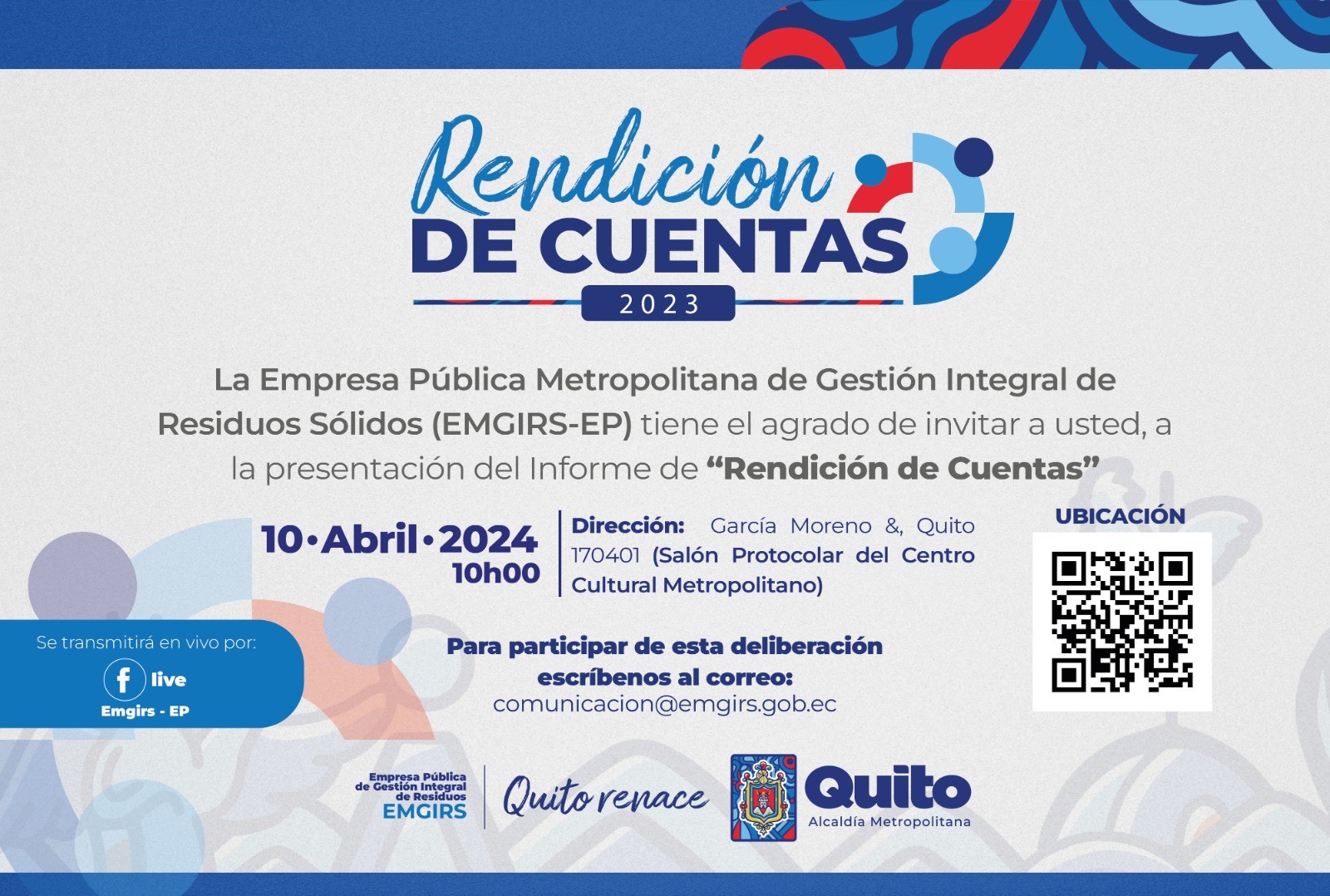  Invitación evento de deliberación 2023